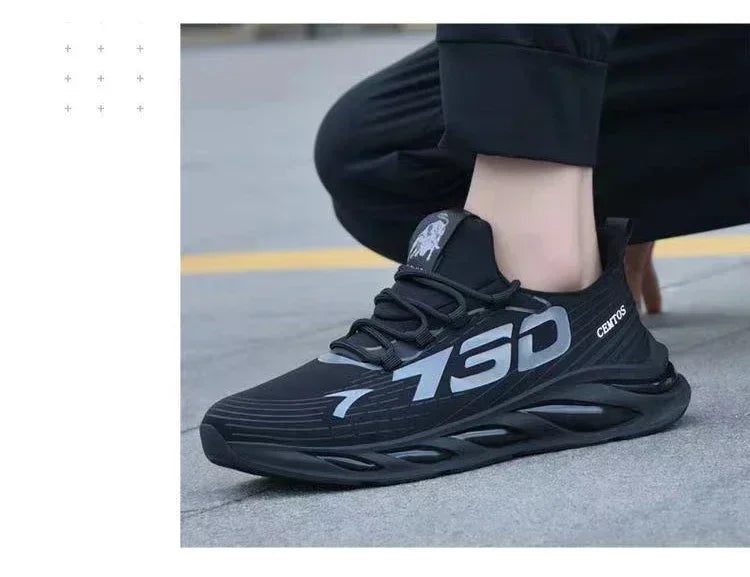 Fashionable shoes summer new men's casual mesh sports shoes male Korea