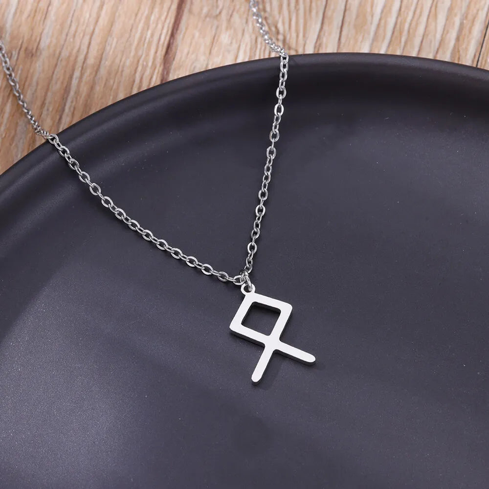 Norse Runic Pendant Viking Rune Layering Necklace in USA