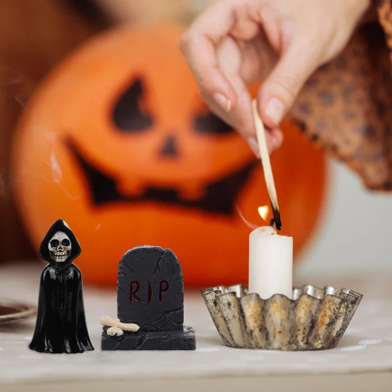 Desktop Halloween Baubles Mini Tombstones Figurine in USA