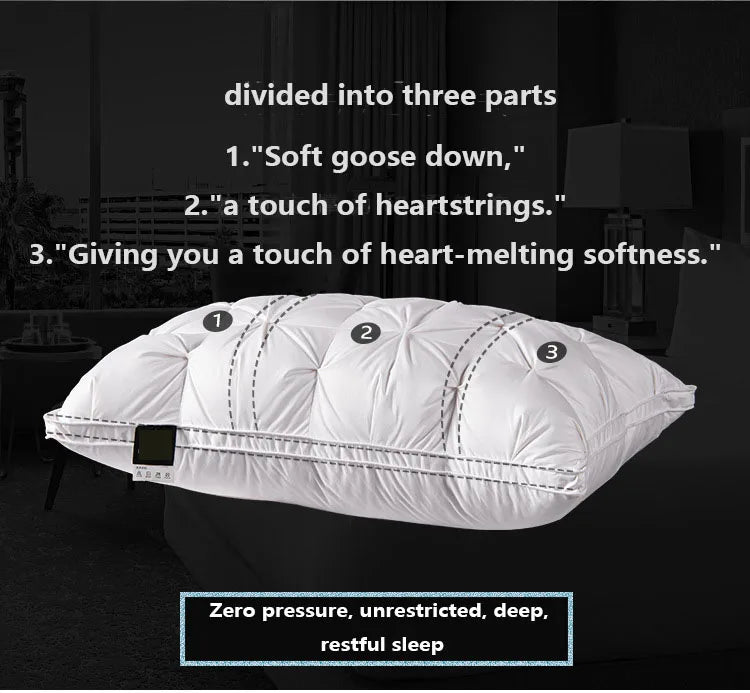 hotel pillow High-end down comfortable pillow in USA