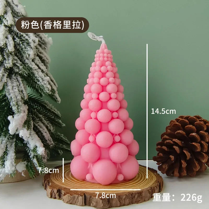 Bubble Ball Christmas Tree Aromatherapy Candle Ins Shooting