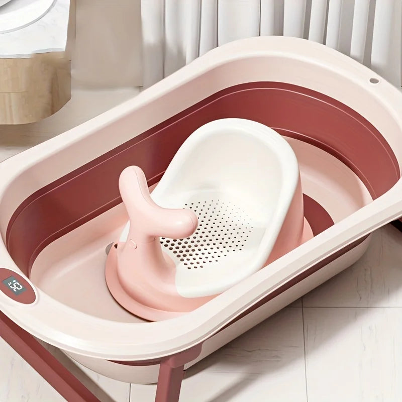 Real-time Temperature Silicone Baby Take A Bath Bathtub in USA