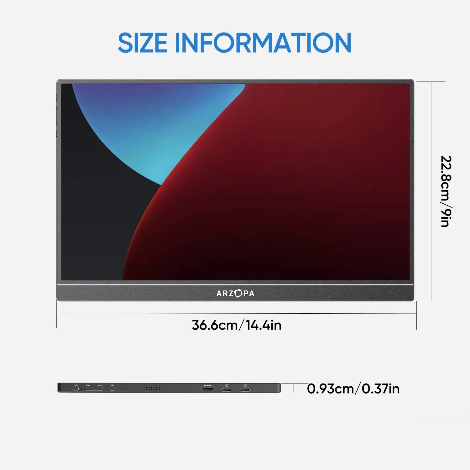 Portable Monitor IPS Screen Second Monitor External IN USA.