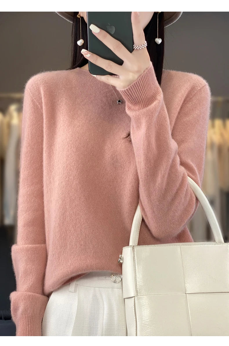 New cashmere sweater women's sweater autumn in USA