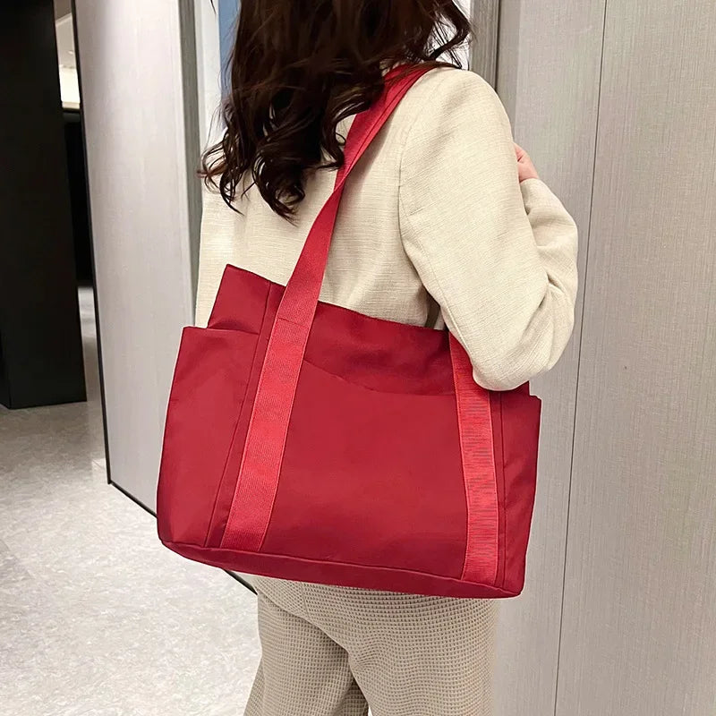 Large Capacity Shoulder Bag Women, Durable Nylon Casual Bag in USA