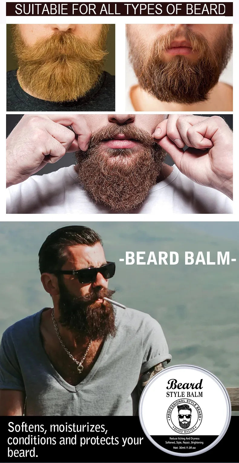 Beard Balm Men Natural Beard Care Wax Balm in USA