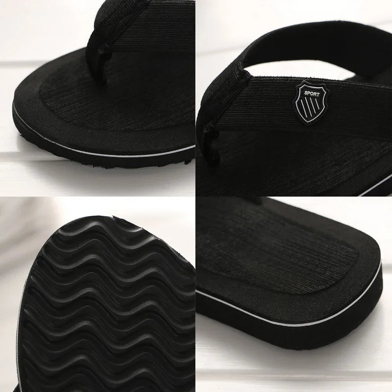 High Quality Men Beach Shoes Summer Casual Flat Slippers in USA