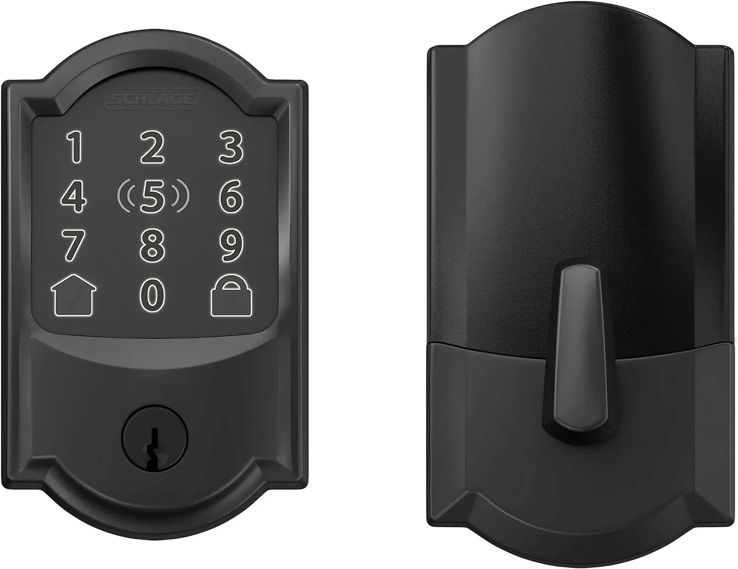 USA BE499WB CAM 622 Encode Plus WiFi Deadbolt Smart Lock, Keyless Entr