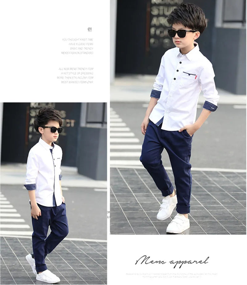 Teenager Kids Boys Clothes Children Shirts Fashion in USA