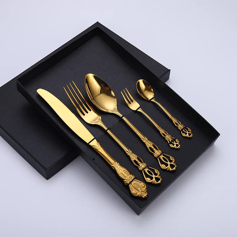 Stainless Steel Flatware Tableware Multi-Color Knife in USA.