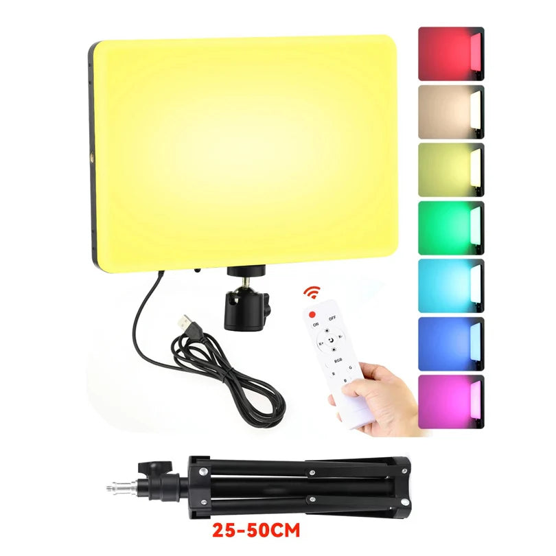 RGB LED Photography Video Light Panel Lighting Photo Studio in USA.