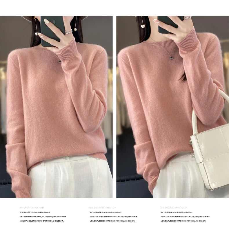 New cashmere sweater women's sweater autumn in USA