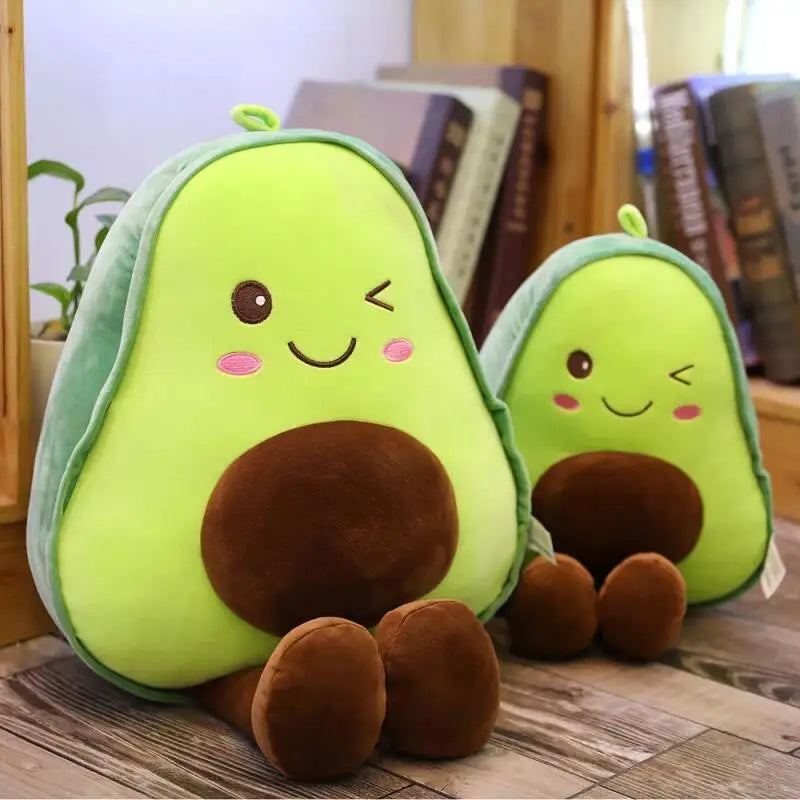 Cute Avocado Stuffed Plush Pillow Toys Kids Filled in USA