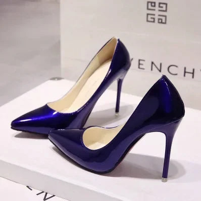 Women Solid Color Pumps Female High Heel Shoes in USA