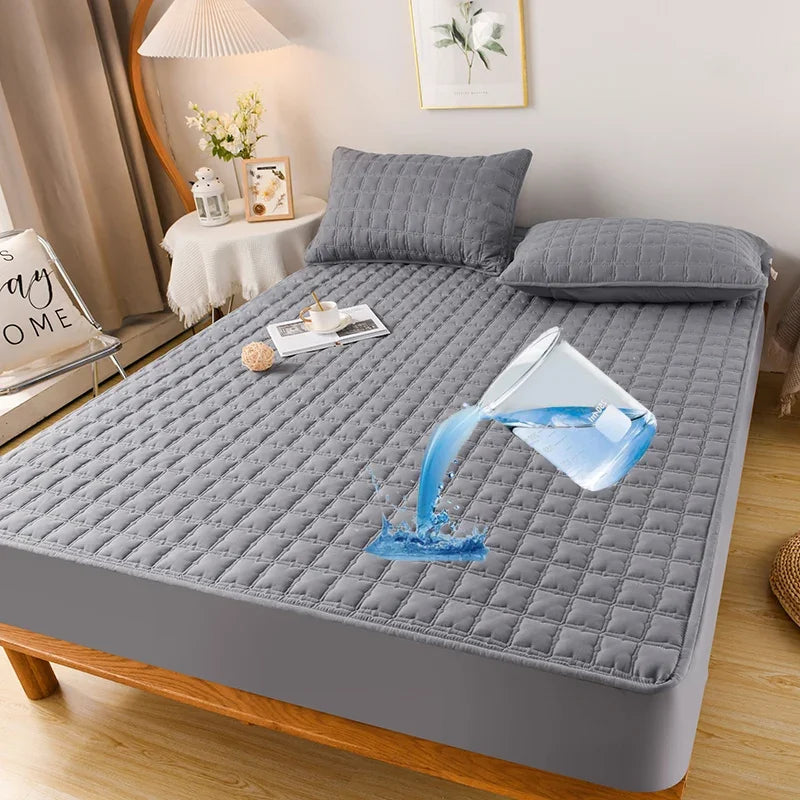 Waterproof Cotton Fitted Bed Sheet Anti-mite in USA.