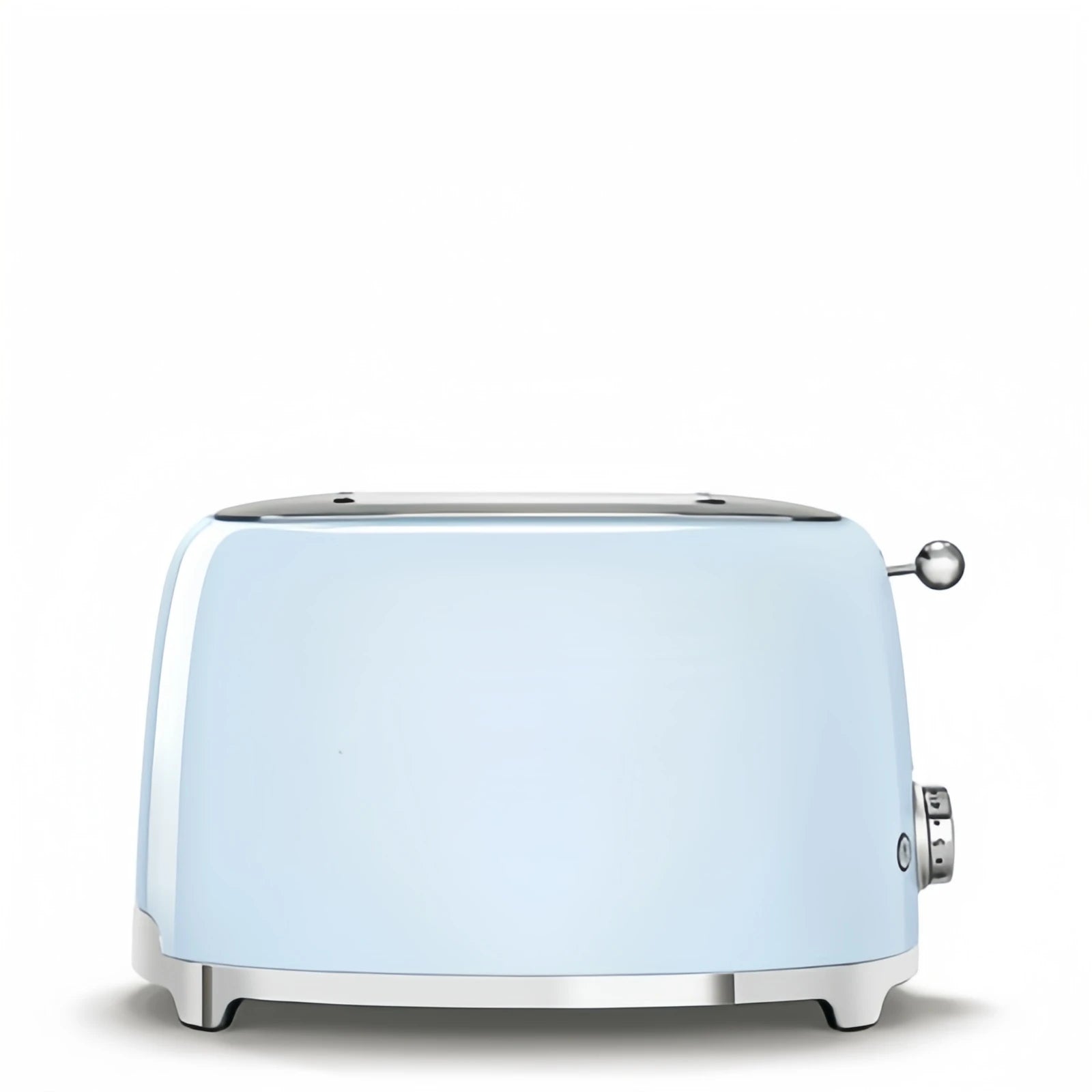 Toaster 2 slice Cream Glossy 50_s Style Aesthetic in USA.