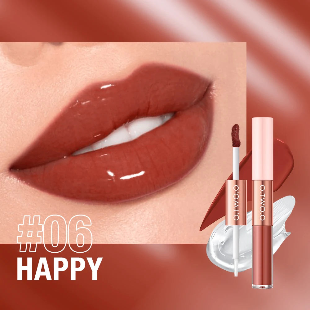 O.TWO.O Matte Lipstick Double Head Lip Coat in USA