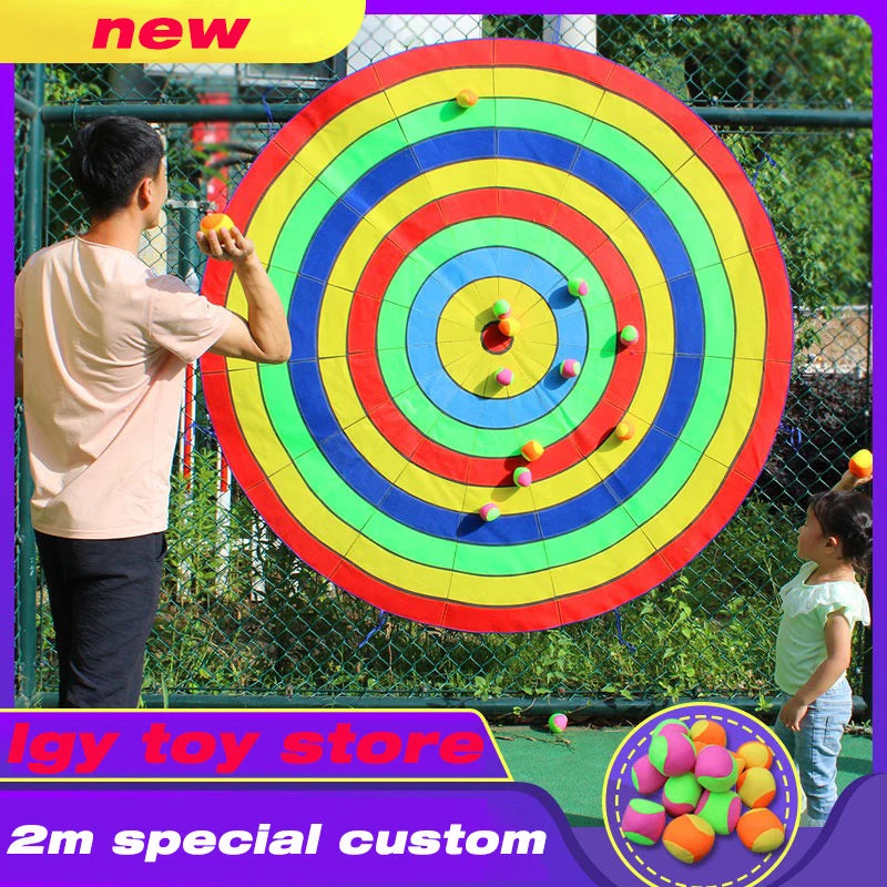 Dartboard Game Set Round Cloth Dart Board Outdoor in USA