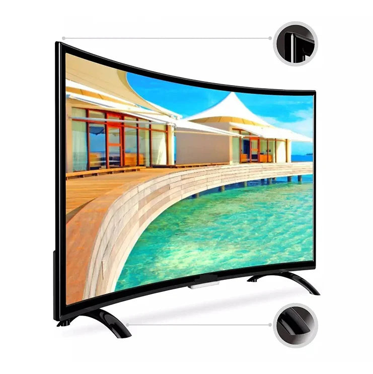 factory price ultra hd android tv 4k 50inches curved in USA.