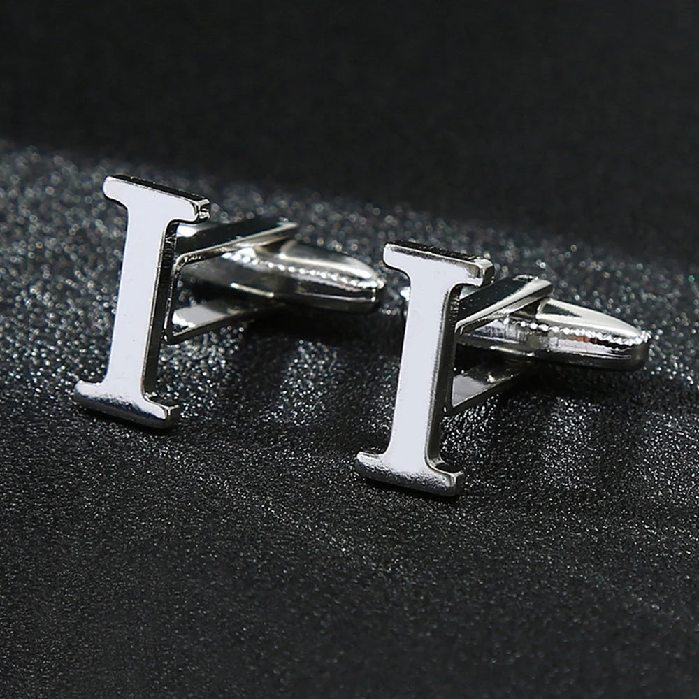 High Quality Men's French Shirt Cuff Brass Silver Color Cufflinks in USA