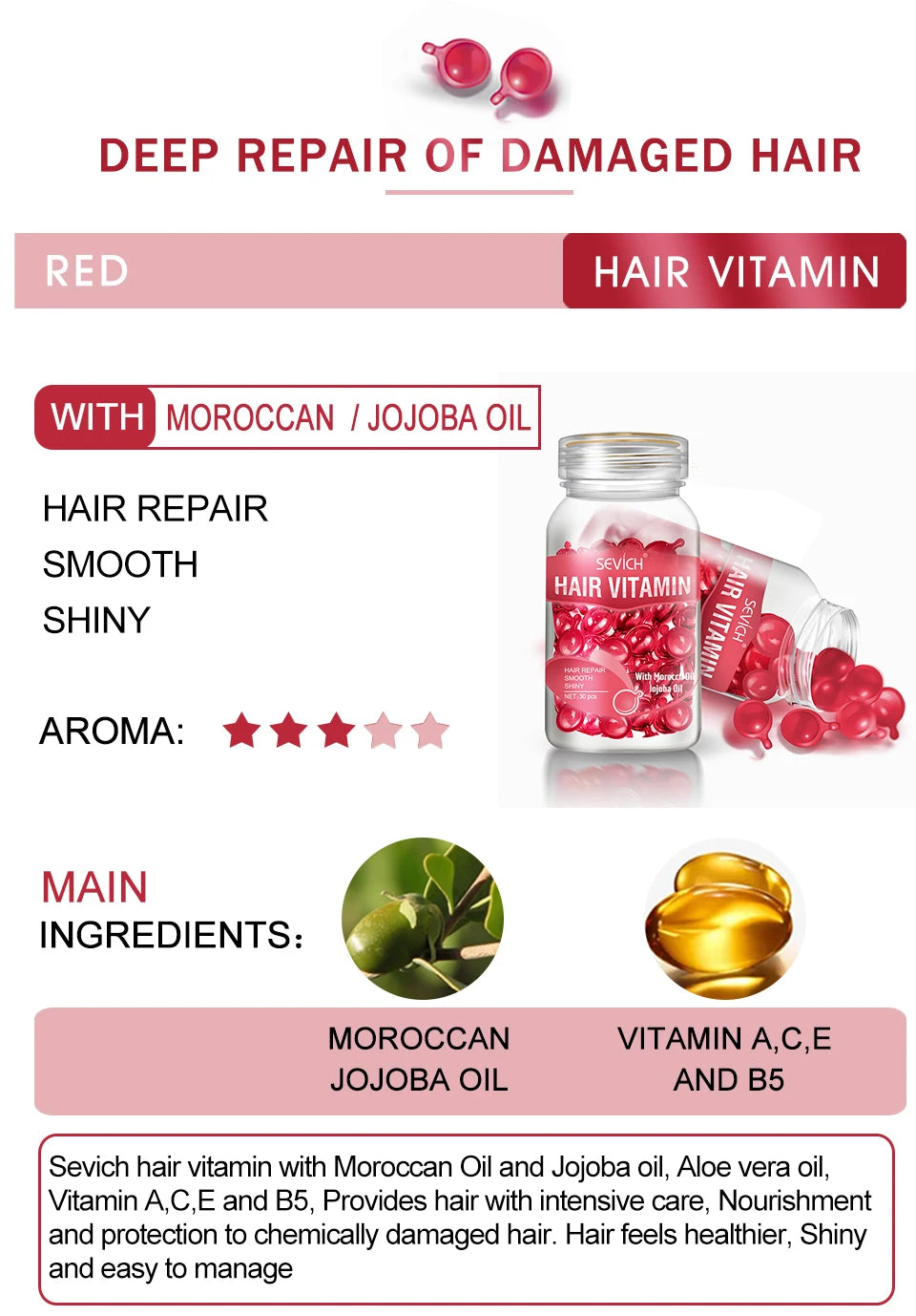 Sevich Mix Hair Vitamin Capsule Hair Treatment Oil in USA