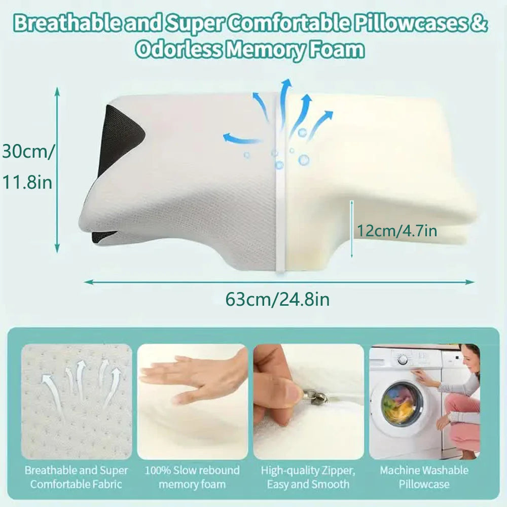 Butterfly Sleep Memory Neck Pillow Slow Rebound in USA