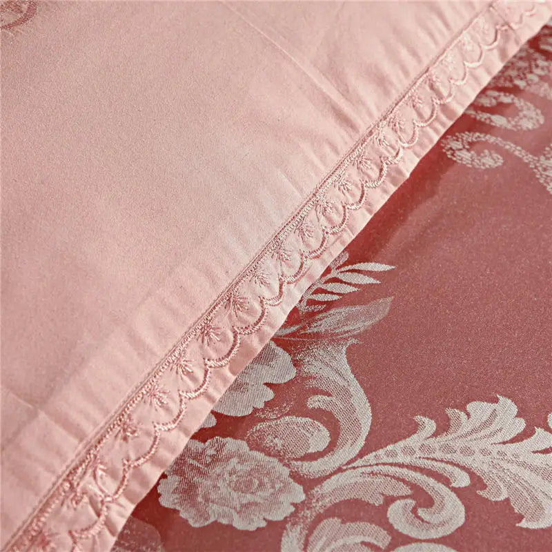 Bedding Sets Floral Grey Pink Comfort Duvet Pillowcase Flat Bed