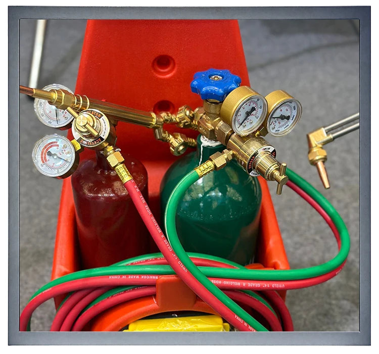 Torch Kit Cutting Portable Oxygen Acetylene Cylinder IN USA.