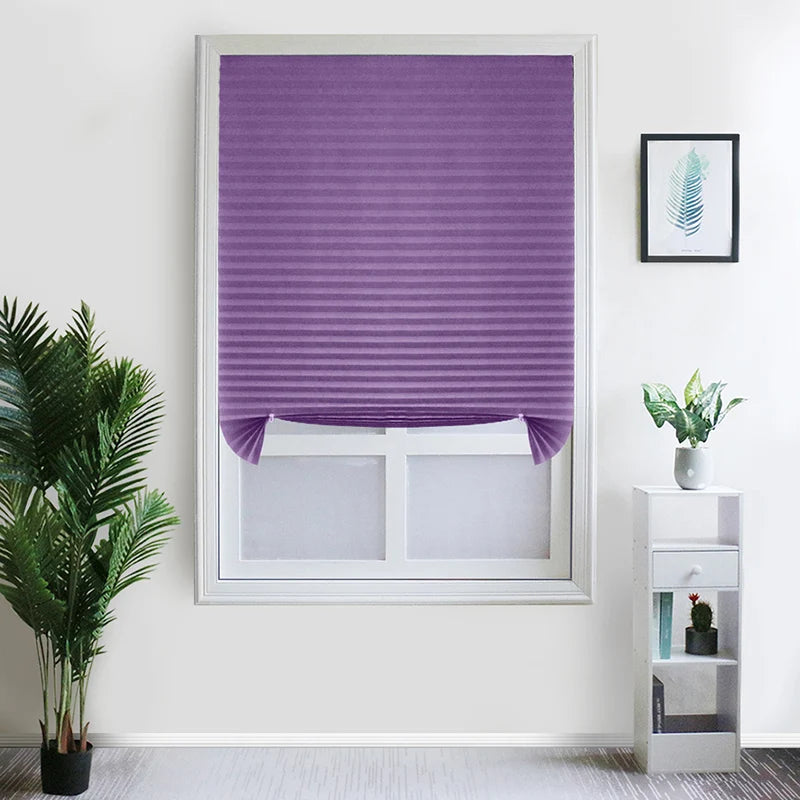 Self Adhesive Blinds Windows Semi Shading Sun Curtains in USA