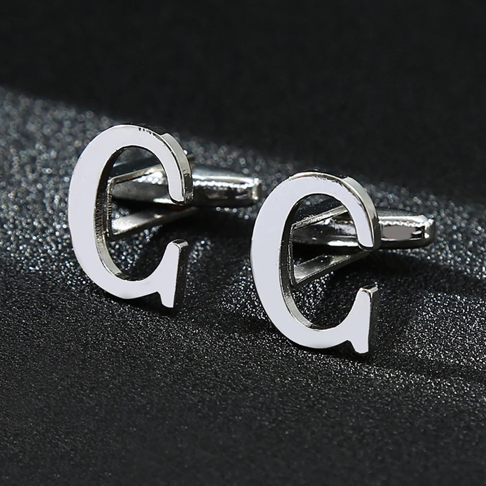 High Quality Men's French Shirt Cuff Brass Silver Color Cufflinks in USA