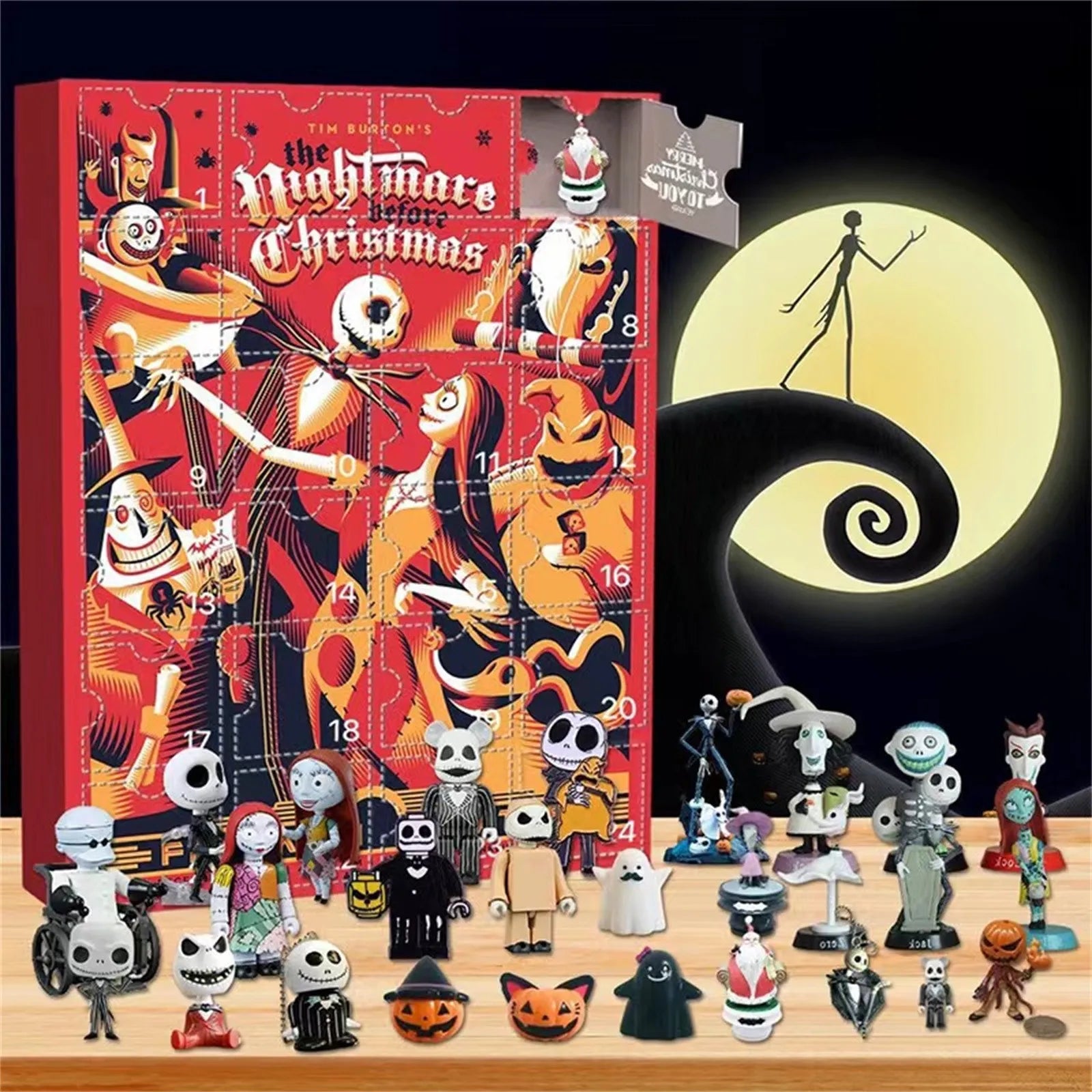 Halloween Doll Advent Calendar Contains 24 Gifts Halloween Horror Figu