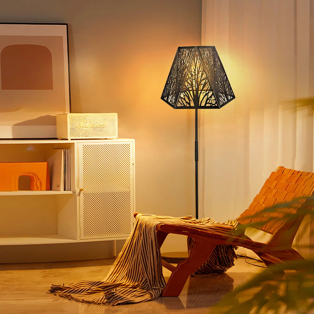 black forest style metal lampshade table lamp floor lamp IN USA.