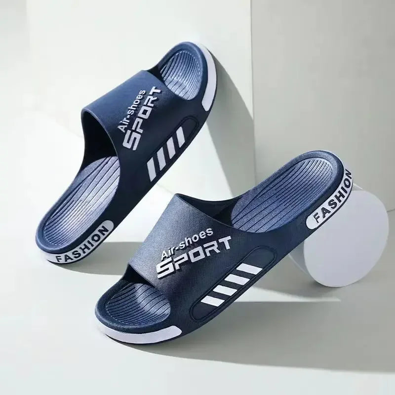 Fashion Men's Slippers PVC Soft Sole Non-slip Slides Casual in USA