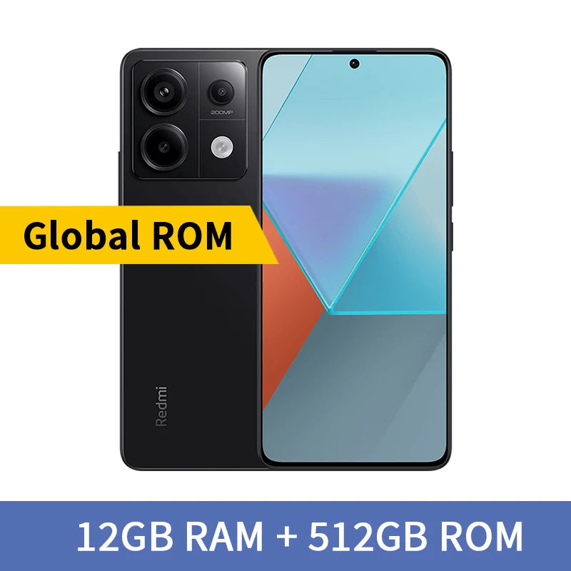 Global ROM Xiaomi Redmi Note 13 Pro 5G Mobile Phone 128GB 256GB 512GB 