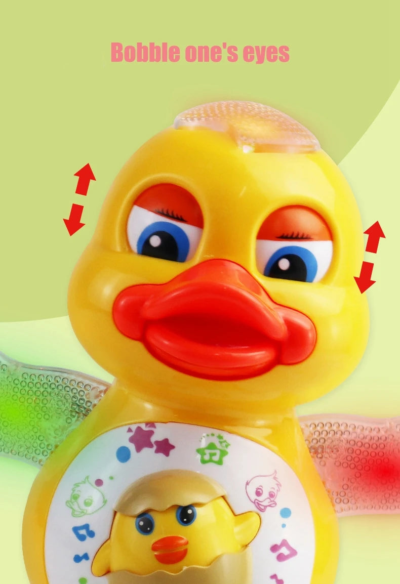 Electric Dancing Duck Funny Blink Eyes Flashing Light Shake in USA