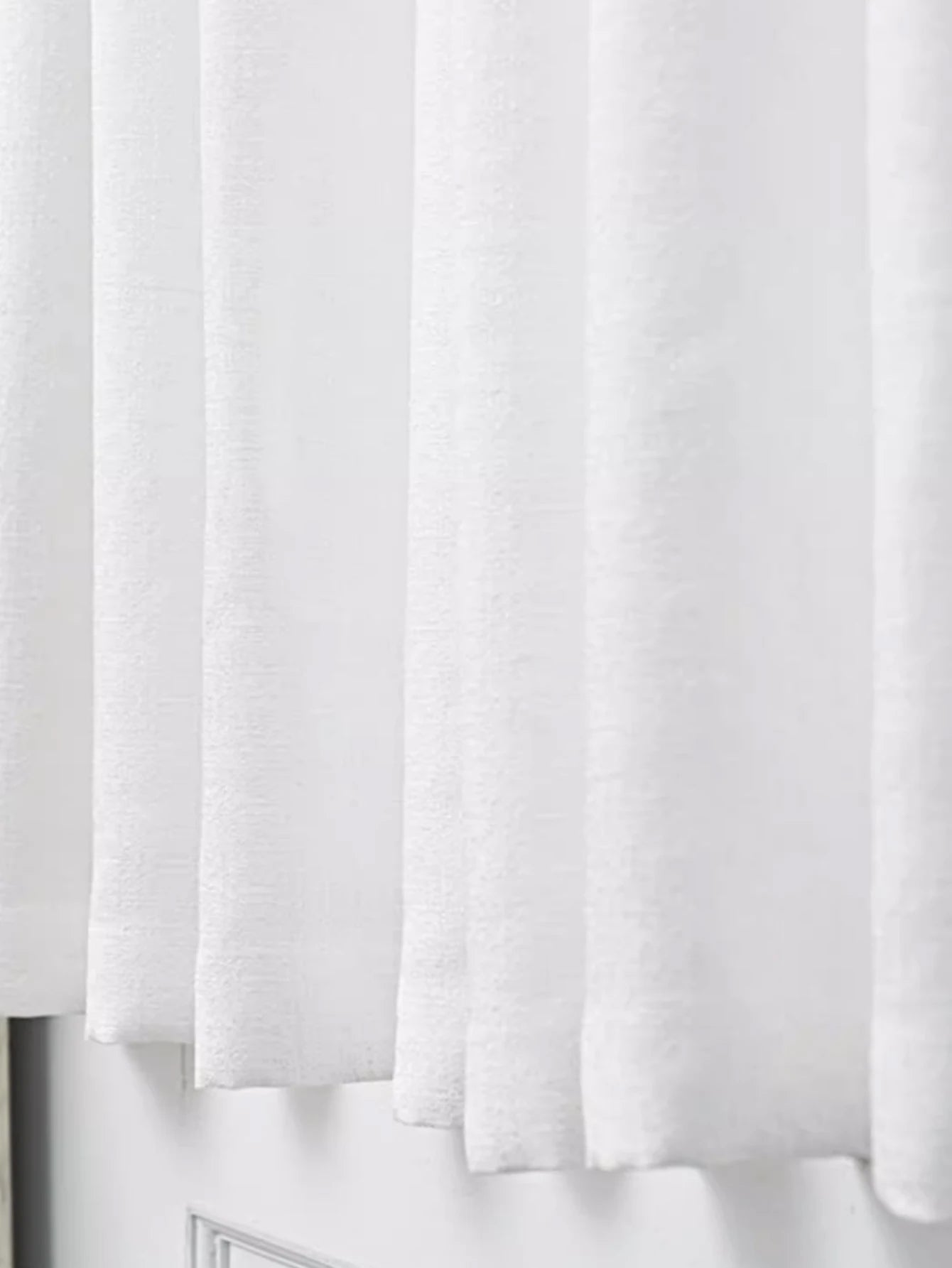 gauze curtain no punching installation balcony white in USA