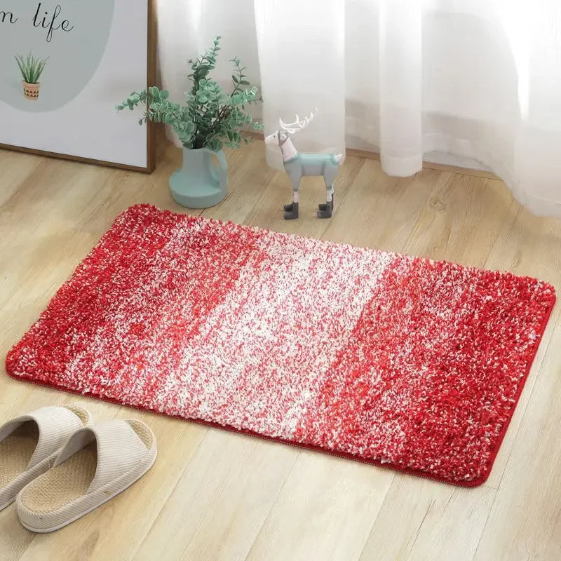 Bathroom Rugs Mat Simple Home Flocking Carpet Extra Soft in USA.