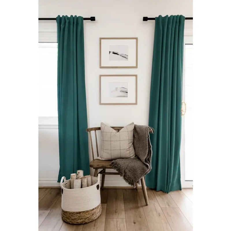 Blackout Shield Linen Blackout Curtains Bedroom in USA