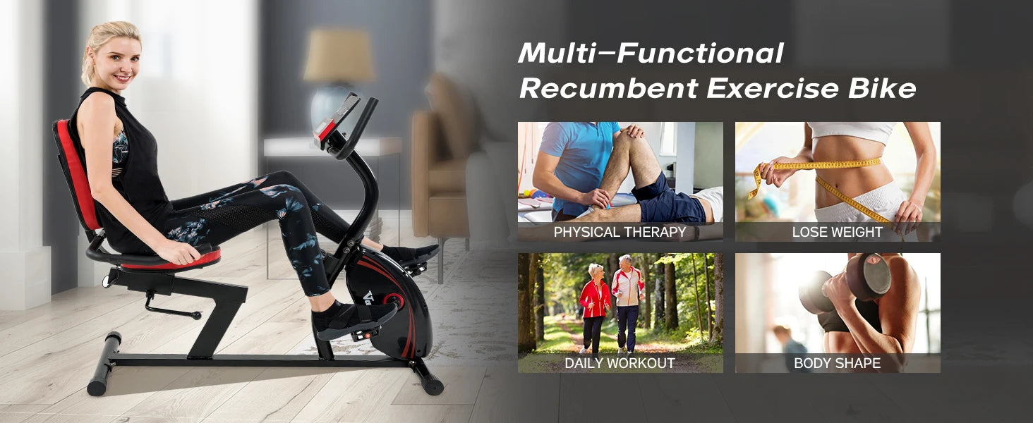 Recumbent Exercise Bike Adults Seniors Recumbent Bikes Home in USA