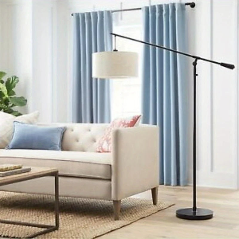 Bronze cantilever hanging floor lamp IN USA.