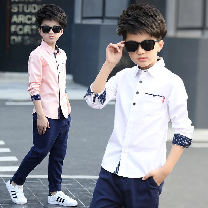 Teenager Kids Boys Clothes Children Shirts Fashion in USA