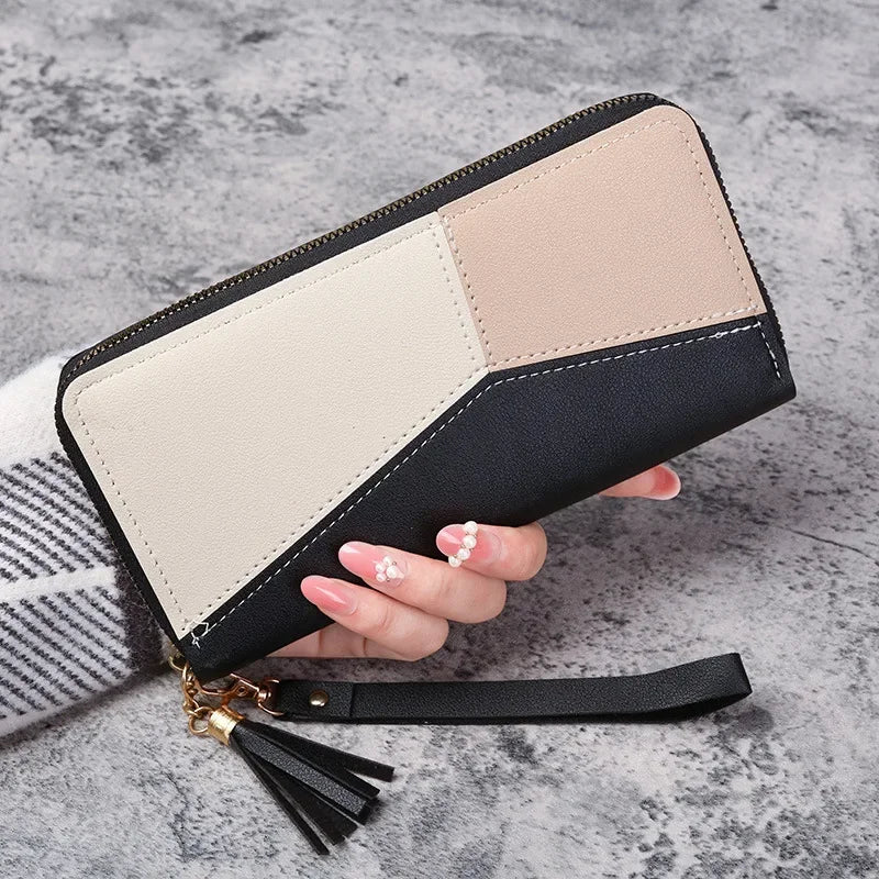 Fashion Zipper Wallets Womens Long Purses Handbags Coin Purse in USA