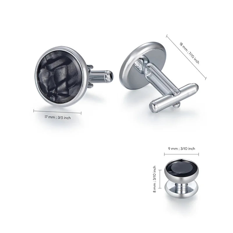 Wedding Cufflinks Tuxedo Studs Set Men Accessories Cufflinks in USA