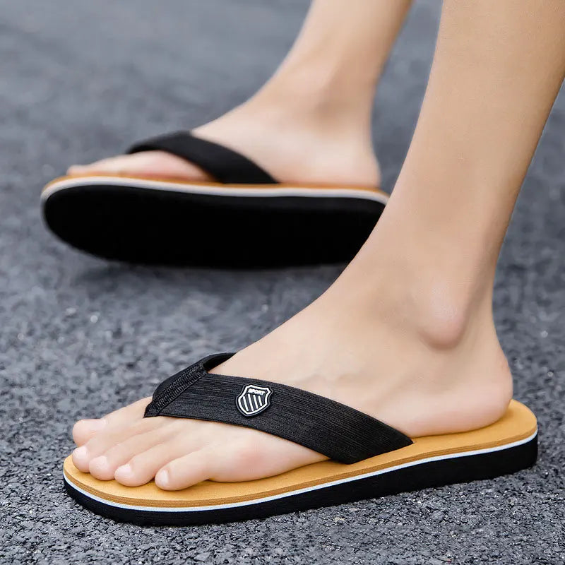 High Quality Men Beach Shoes Summer Casual Flat Slippers in USA