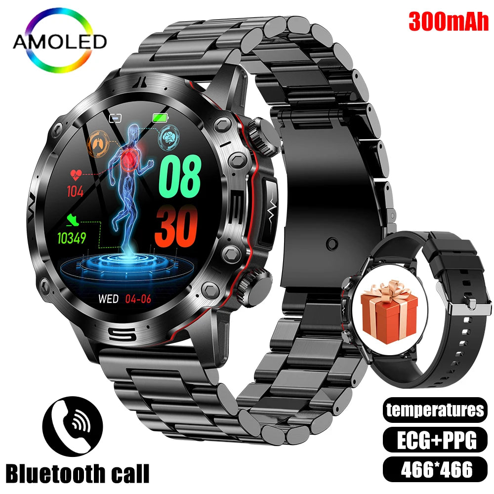 Bluetooth Call Smart Watch Men Health Blood Pressure IN USA.