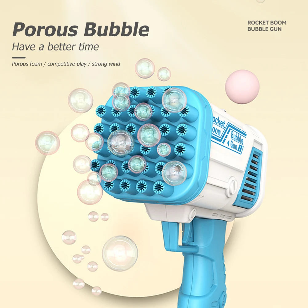 Holes Bubble Machine Battery Powered Electric Outdoor Bubble Toys in USA