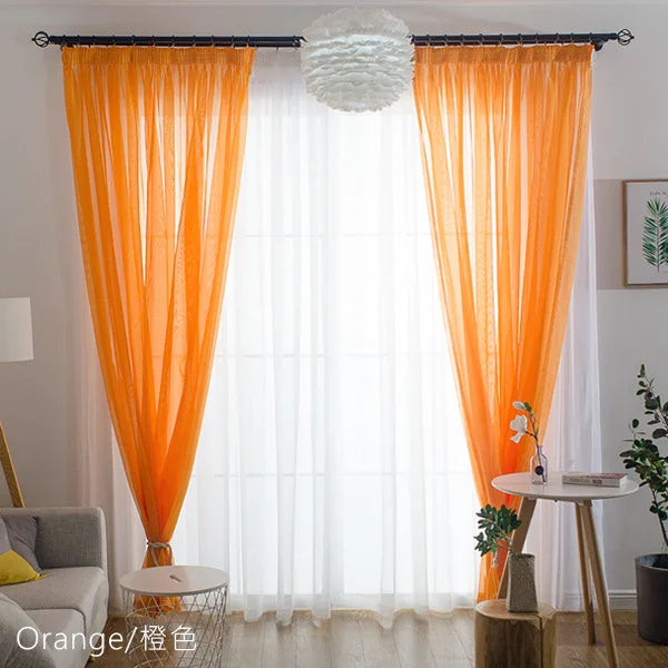 Free Customization Sheer Tulle Curtains Shading IN USA.