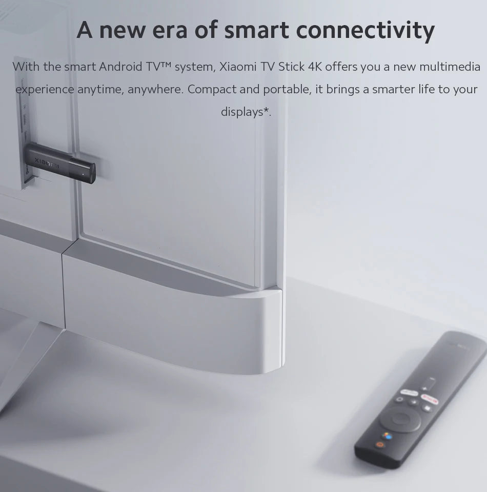 Global Version Xiaomi TV Stick Android Portable TV Dongle IN USA.