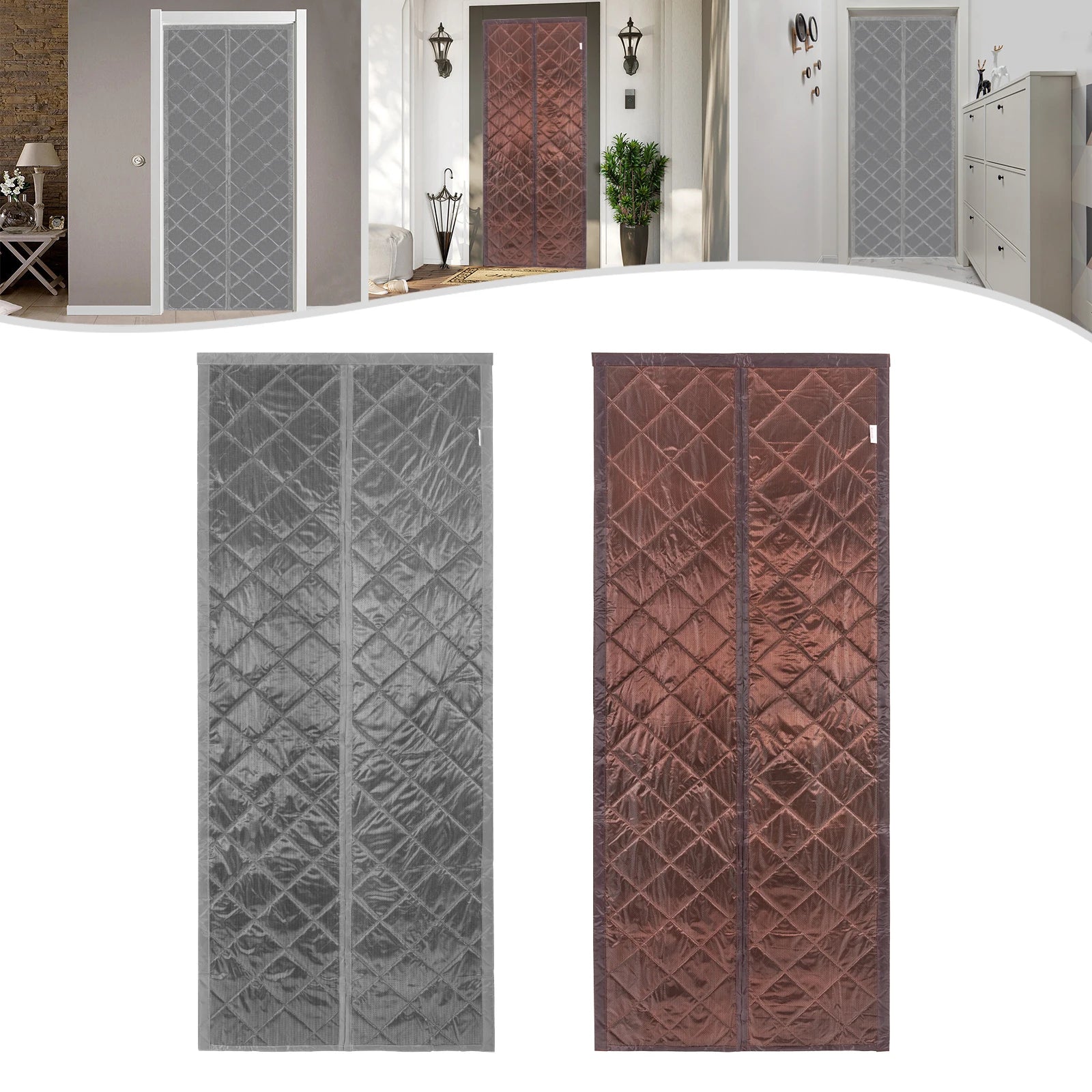 Magnetic Thermal Insulated Door Curtain Waterproof in USA