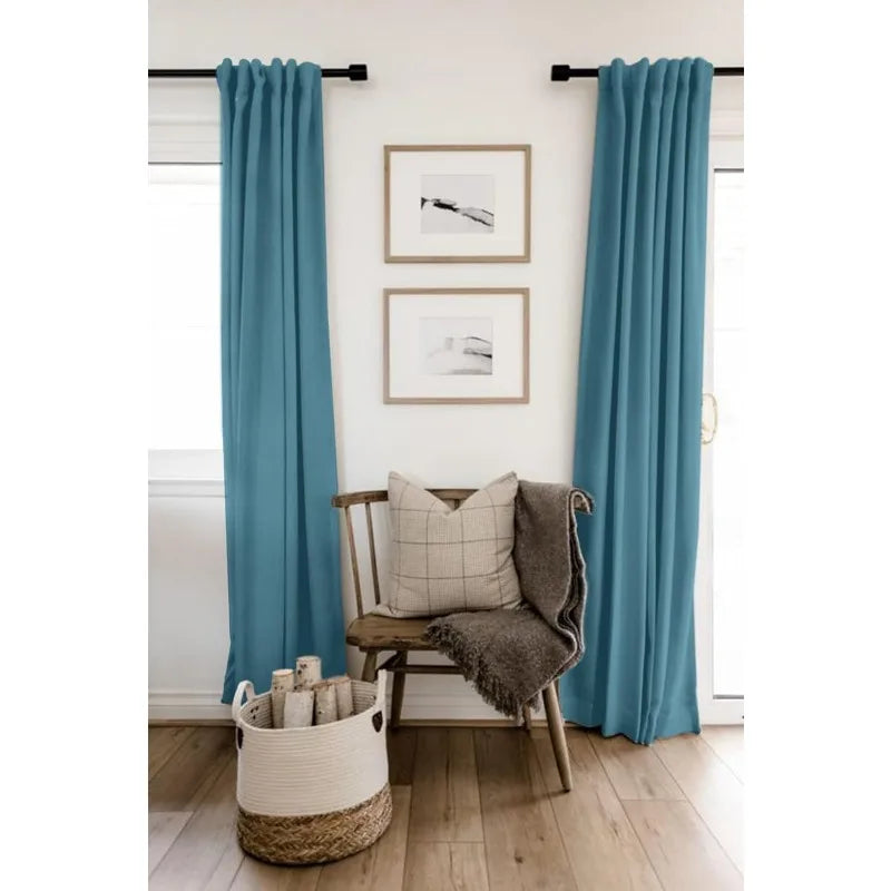 Blackout Shield Linen Blackout Curtains Bedroom in USA